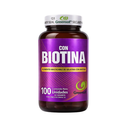 Suplemento Biotina Cápsulas Softgel 1000mcg